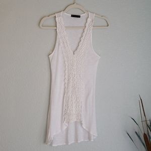 Tank Top with Lace Detail